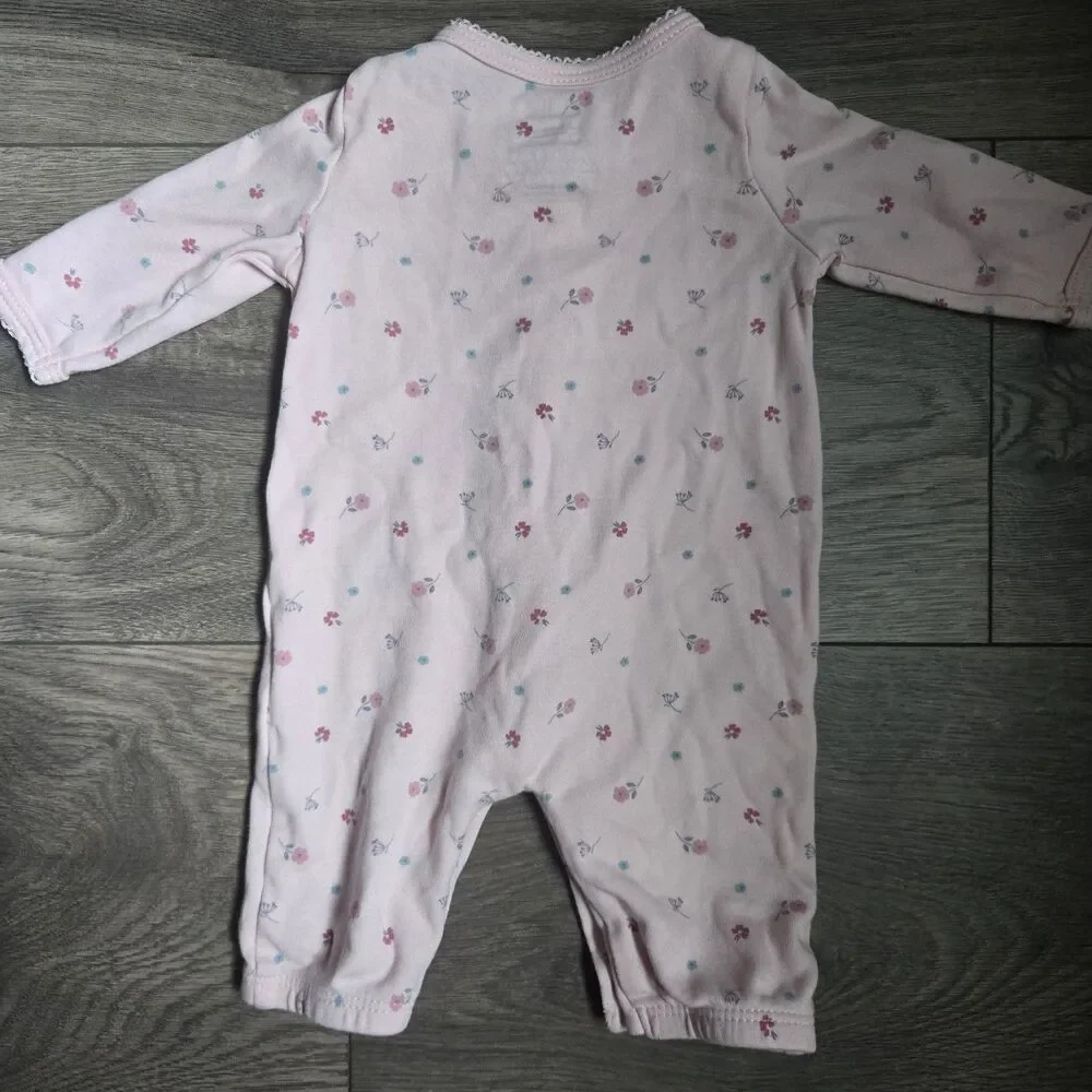 Lot Baby Essentials Modern Moments Gerber Newborn NB Sleeper Footie Romper Boho